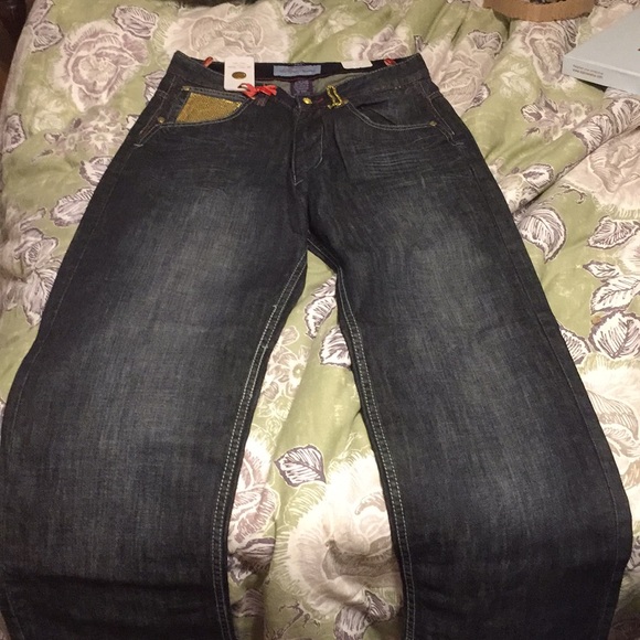 Other - Blanco Label Men’s Dark-Washed Denim Jeans